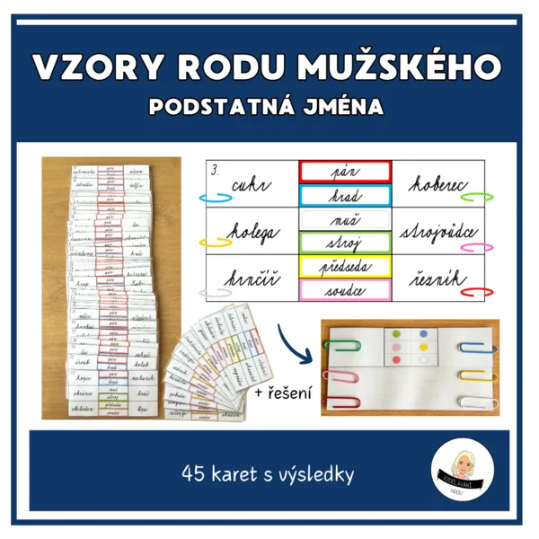 Vzory rodu mužského - podstatná jména 1