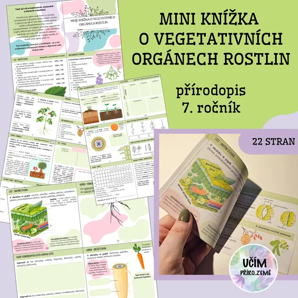 Kořen, stonek, list - knížečka 1