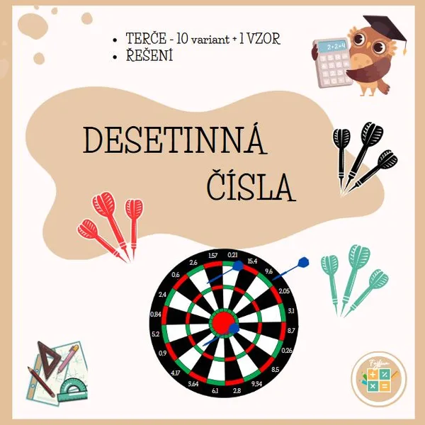 DESETINNÁ ČÍSLA - TERČE 1