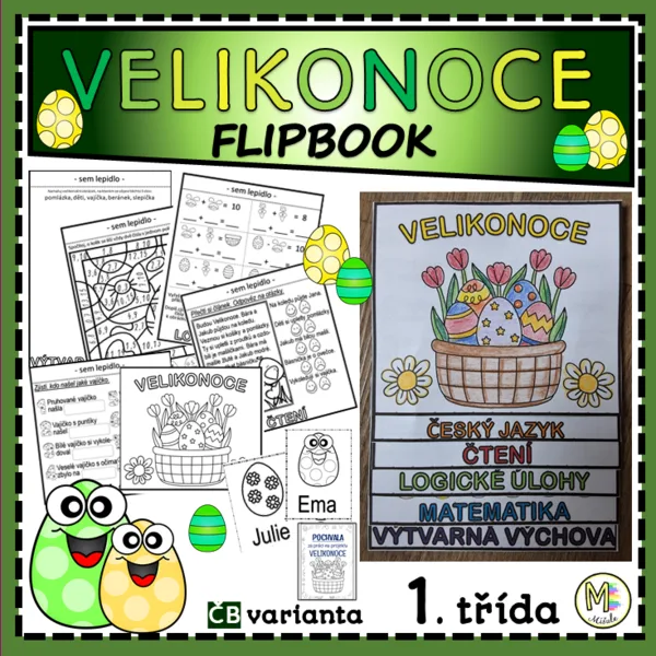 VELIKONOCE- FLIPBOOK- 1. TŘÍDA 1