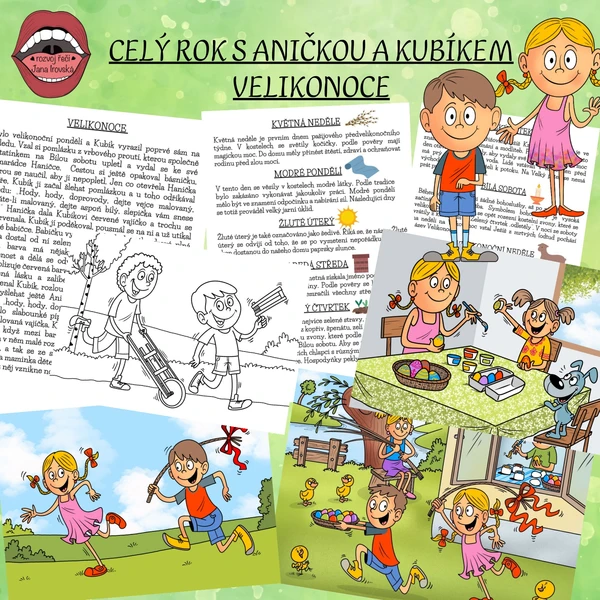 CELÝ ROK S ANIČKOU A KUBÍKEM: VELIKONOCE 1