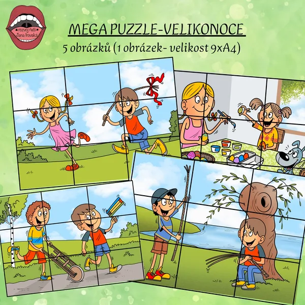 MEGA PUZZLE VELIKONOCE  1