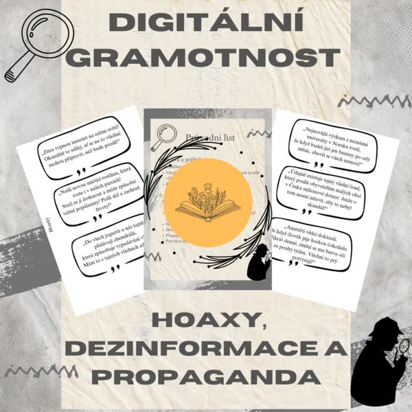 Digitální gramotnost: Kartičky jak rozpoznat hoaxy, dezinformace a propagandu 1