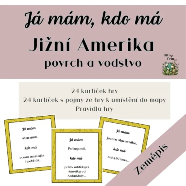 Jižní Amerika - já mám, kdo má 1