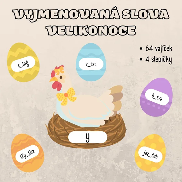 Velikonoce - vyjmenovaná slova 1