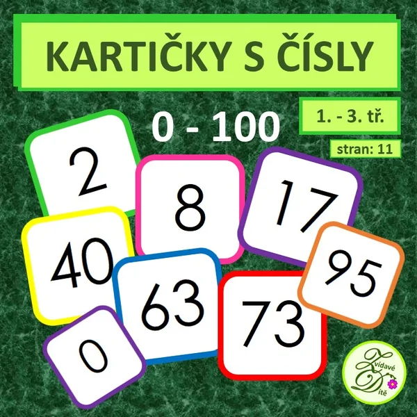 Kartičky s čísly 1