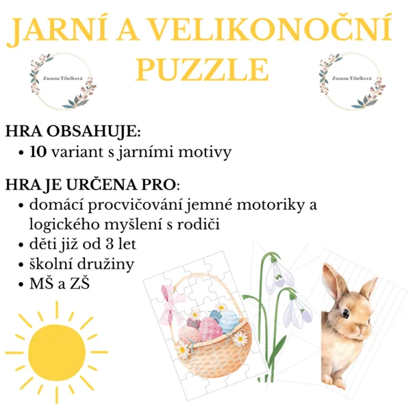 JARNÍ A VELIKONOČNÍ PUZZLE 1