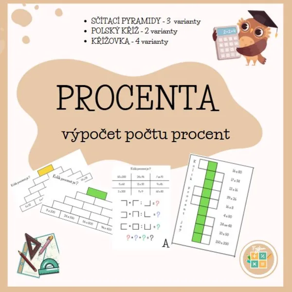 PROCENTA - výpočet počtu procent 1