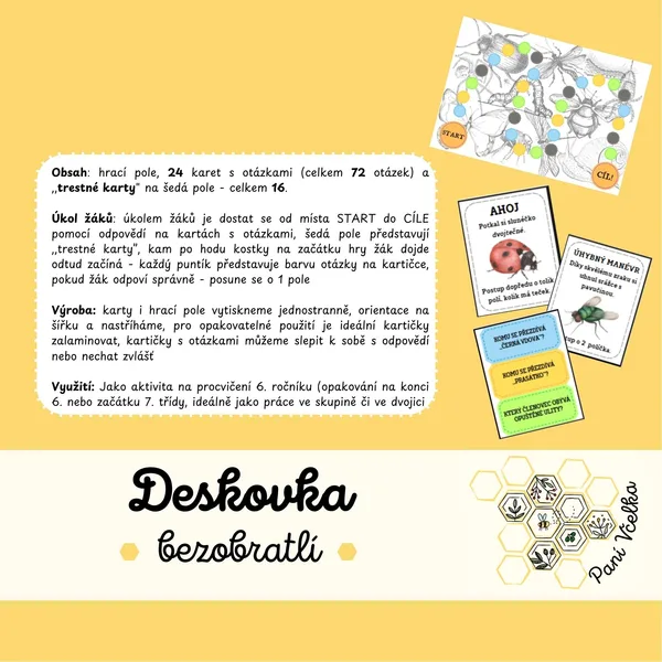 Deskovka - bezobratlí 1
