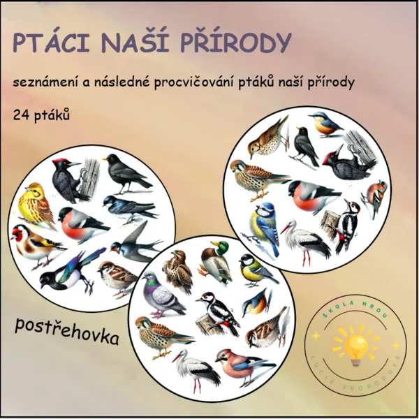 PTÁCI NAŠÍ PŘÍRODY - postřehovka 1