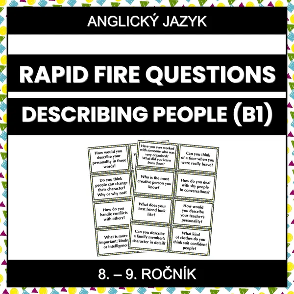Rapid Fire Questions - Describing People (B1) 1