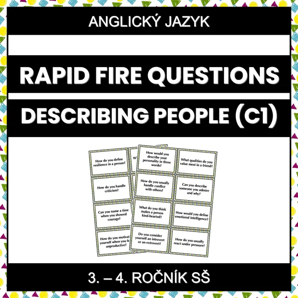 Rapid Fire Questions - Describing People (C1) 1