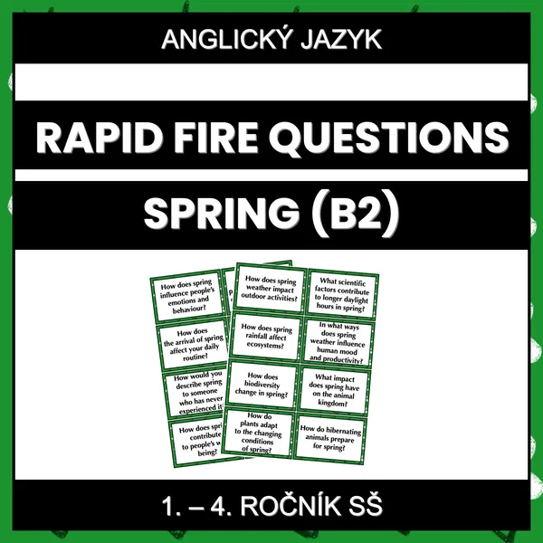 Rapid Fire Questions - Spring (B2) 1