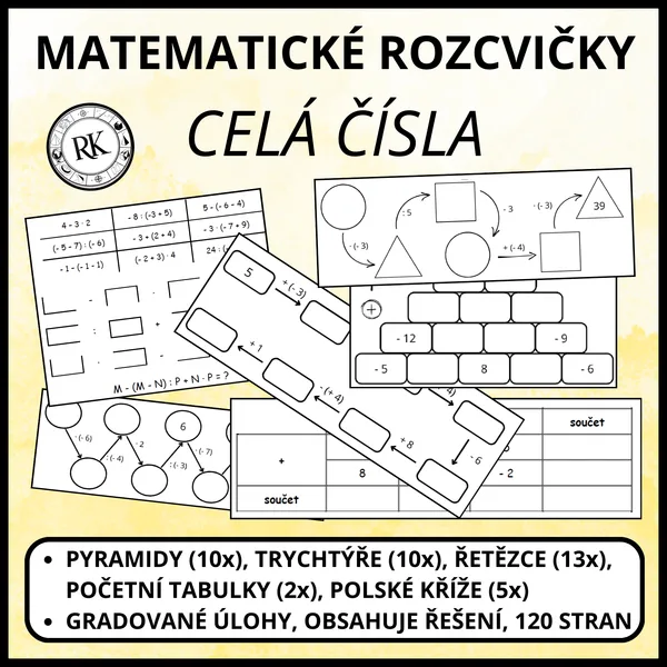 Celá čísla - Rozcvičky 1