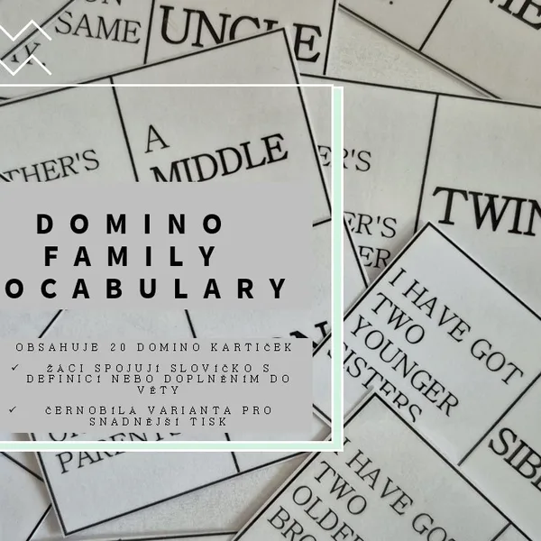 Family vocabulary - domino 1