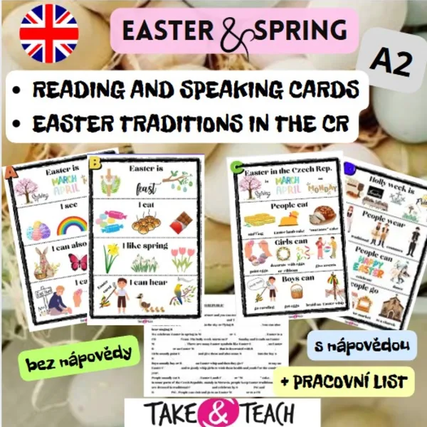 EASTER and SPRING - reading and speaking cards 1