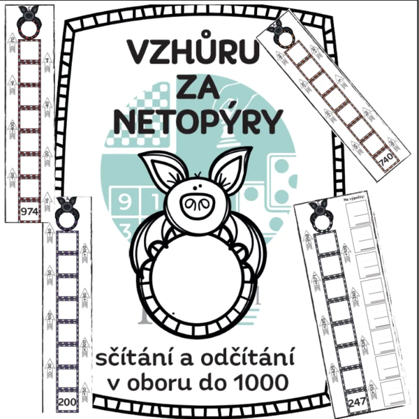 Vzhůru za netopýry - Počítání do 1000 1