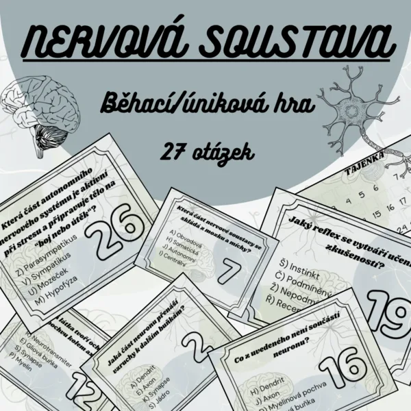 Nervová soustava - běhací hra 1
