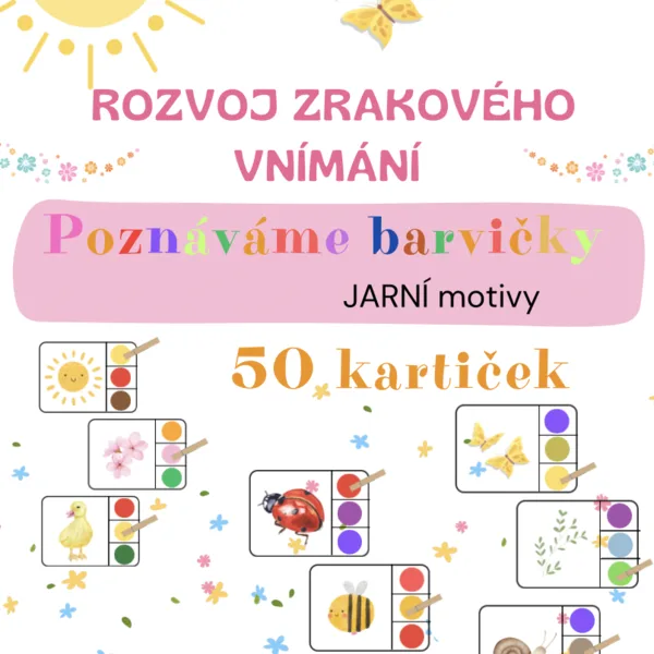 Zrakové vnímání – Jaro, barvy 1