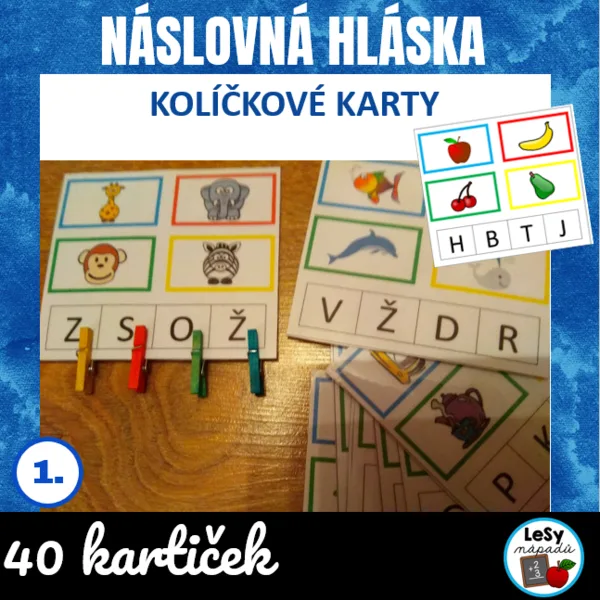 Náslovná hláska/písmeno - kolíčkovky  1