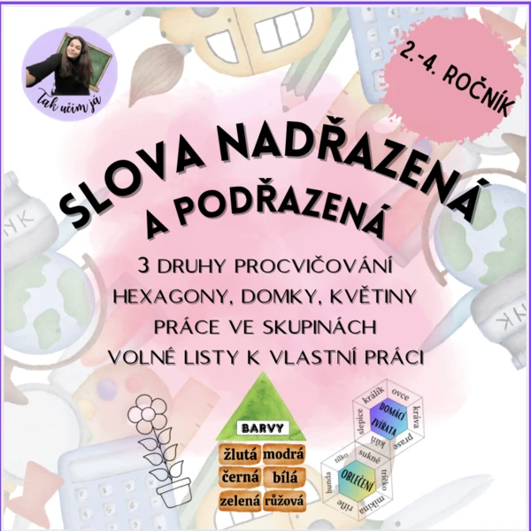 Slova nadřazená a podřazená 1