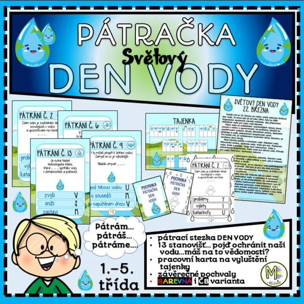 PÁTRAČKA- SVĚTOVÝ DEN VODY 1