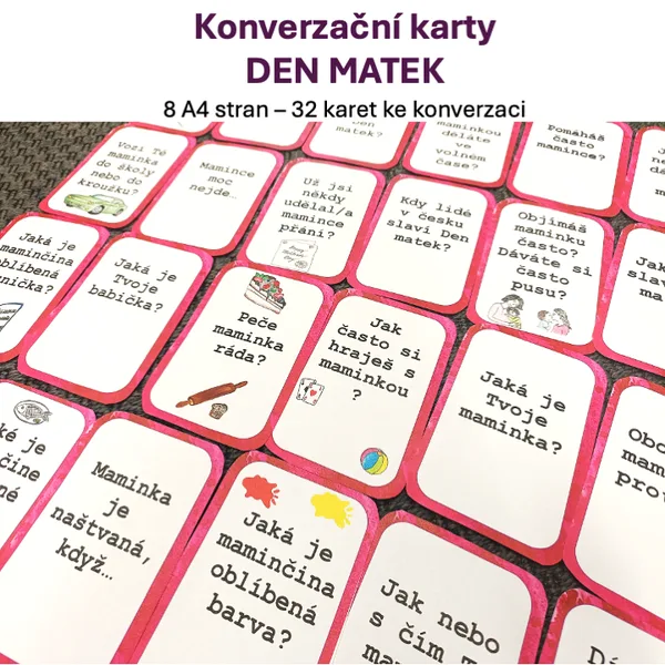 Den matek - konverzační karty 1