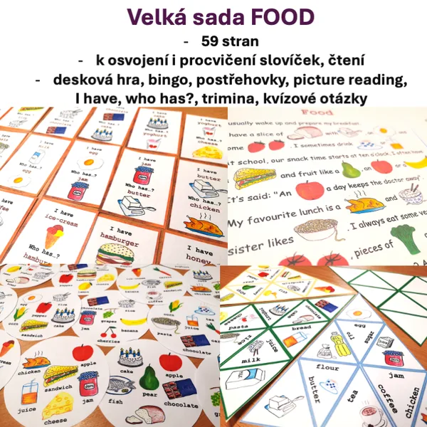 FOOD - velká sada aktivit 1