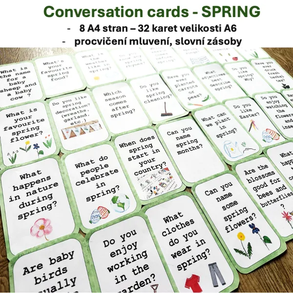 Conversation cards - SPRING 1