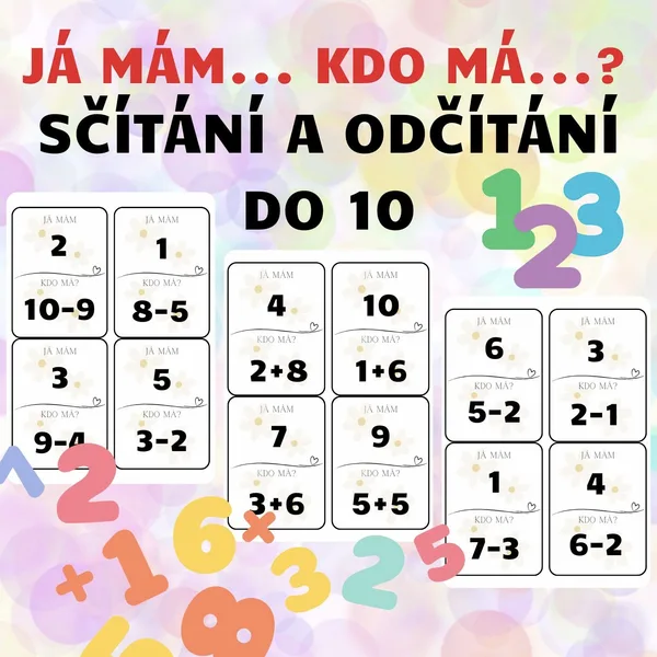 Já mám. Kdo má? Sčítání a odčítání do 10 1