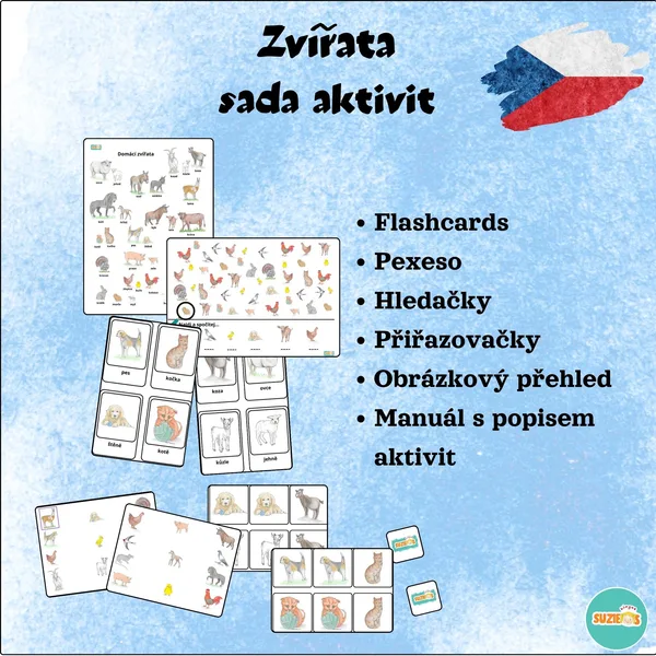 Sada aktivit - domácí zvířata 1