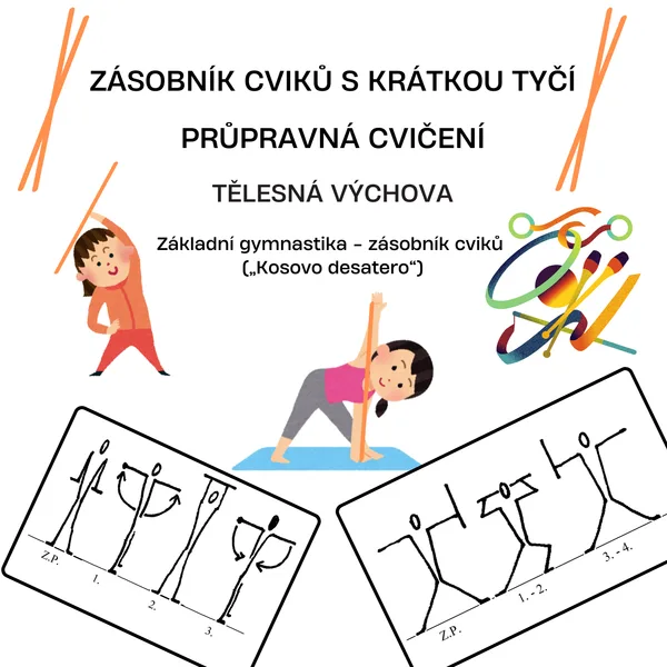 Zásobník cviků s krátkou tyčí 1