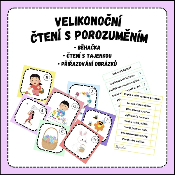 Velikonoční čtení s porozuměním 1