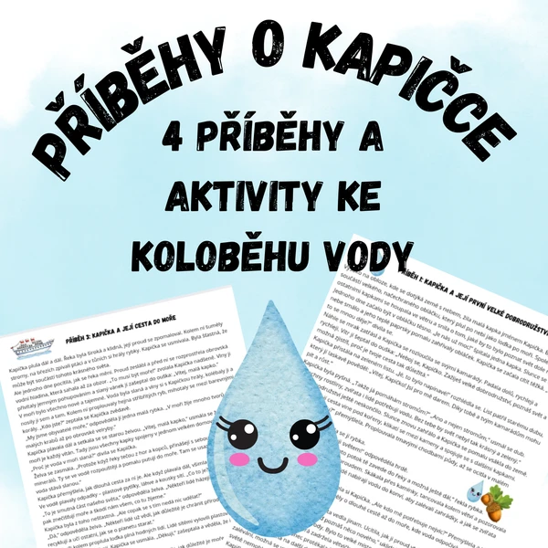 Příběhy o Kapičce a aktivity ke koloběhu vody - Den vody 1