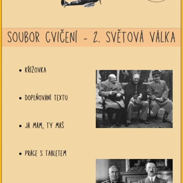 Soubor cvičení - 2. světová válka 1