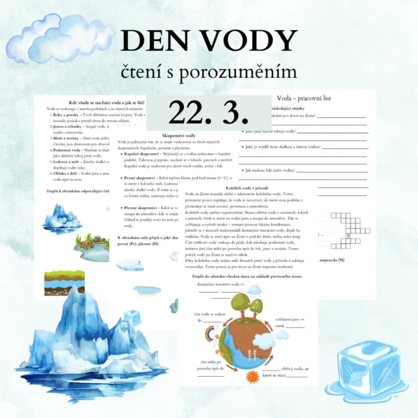 Den vody - čtení s porozuměním  1
