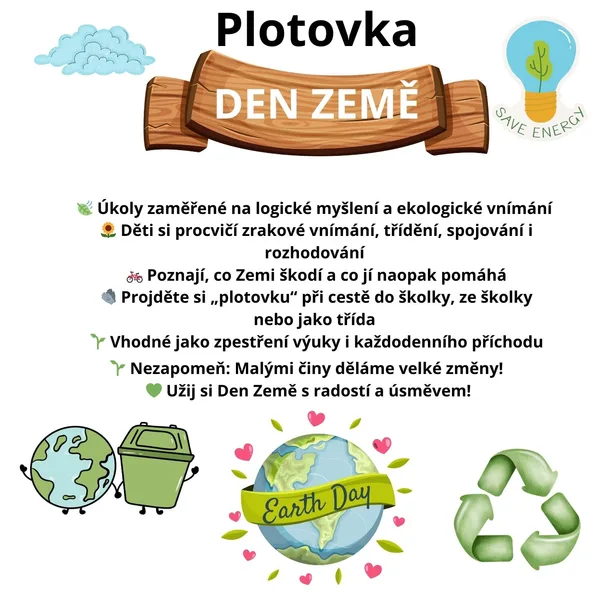 Den Země plotovka 🌍💚 1