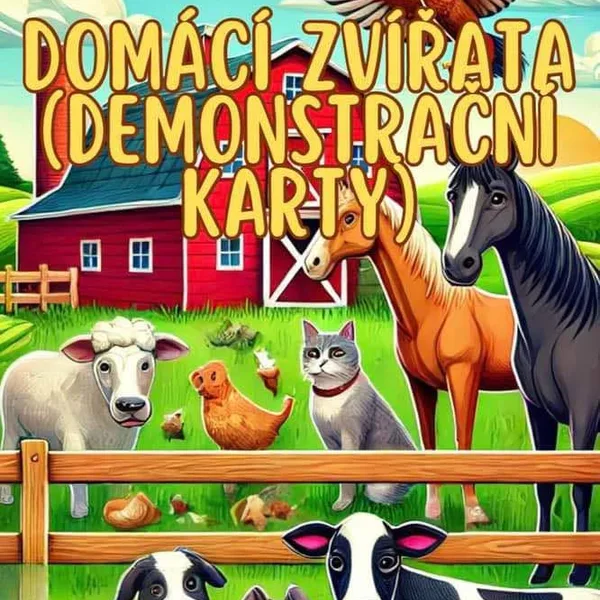 Domácí zvířata - demonstrační karty  1