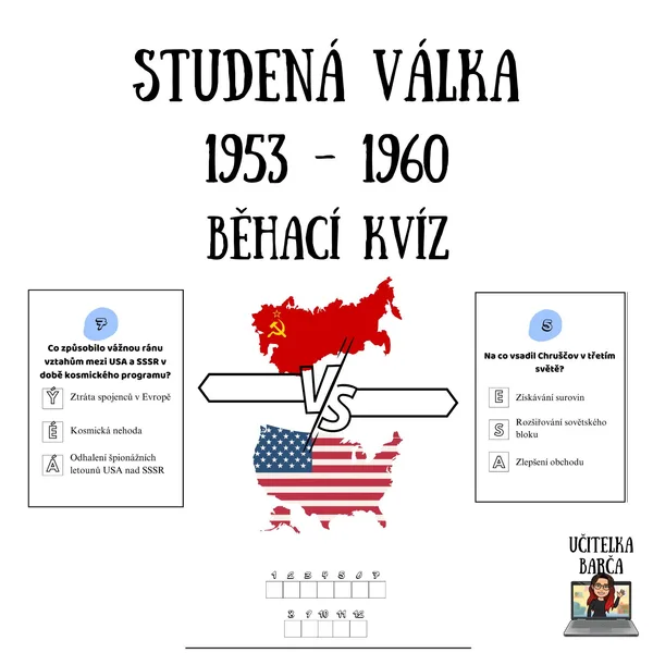 Běhací kvíz - Studená válka 1953-1960 1