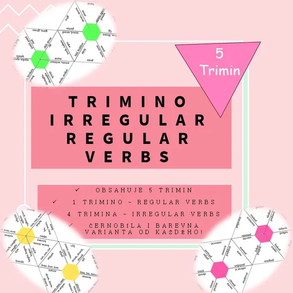Sada 5 Trimin - irregular + regular verbs 1