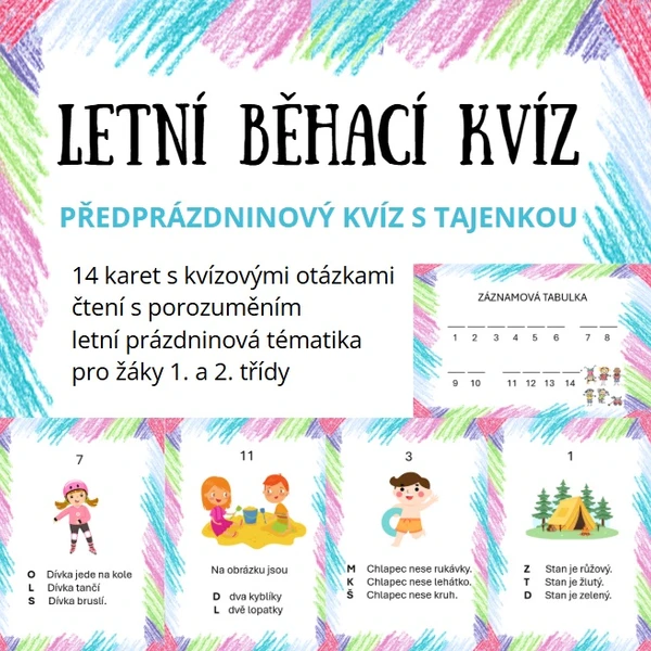 Letní předprázdninová stezka pro prvňáčky 1