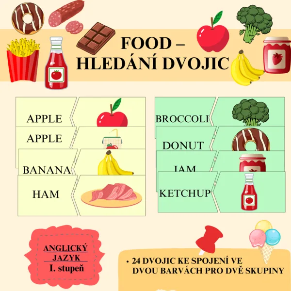 Food – hledání dvojic 1