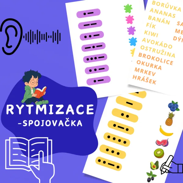 RYTMIZACE - spojovačka - tečka, čárka 1