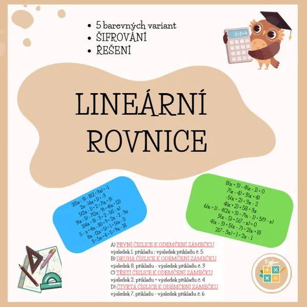 Lineární rovnice 1