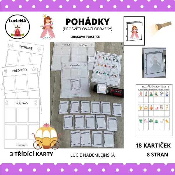 POHÁDKY - PROSVĚTLOVACÍ OBRÁZKY 1