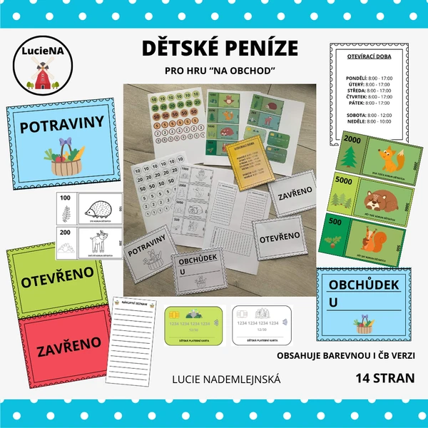 DĚTSKÉ PENÍZE 1