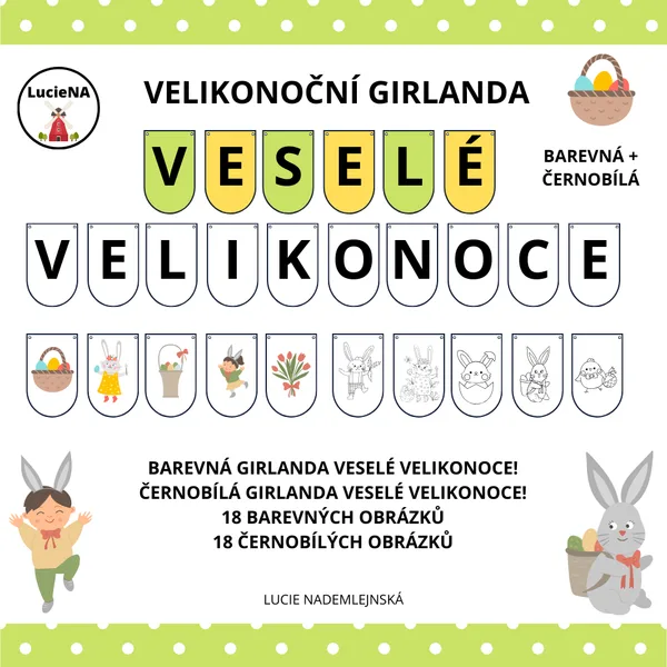 VELIKONOČNÍ GIRLANDA 1