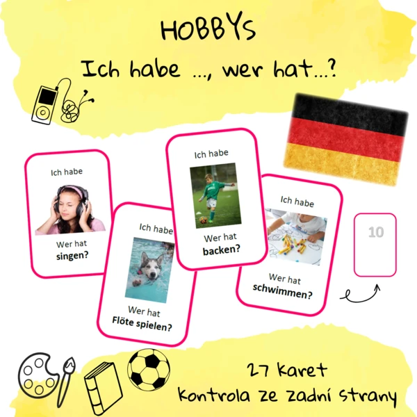 Hobbys (koníčky) - Ich habe ..., wer hat...? 1