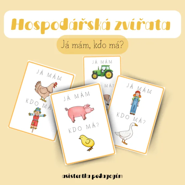 Hospodářská zvířata - Já mám, kdo má? 1