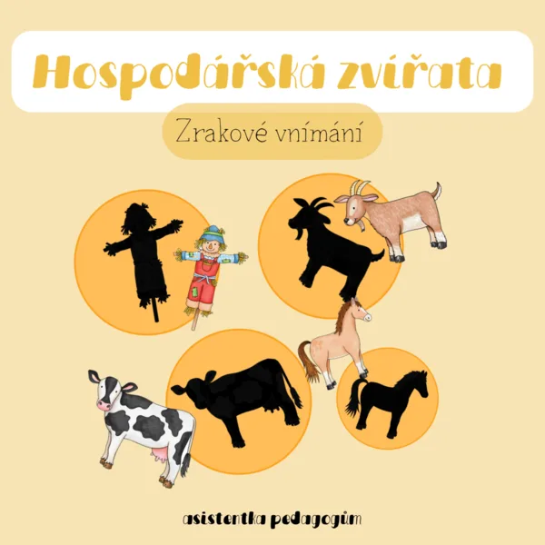Hospodářská zvířata - Zrakové vnímání 1